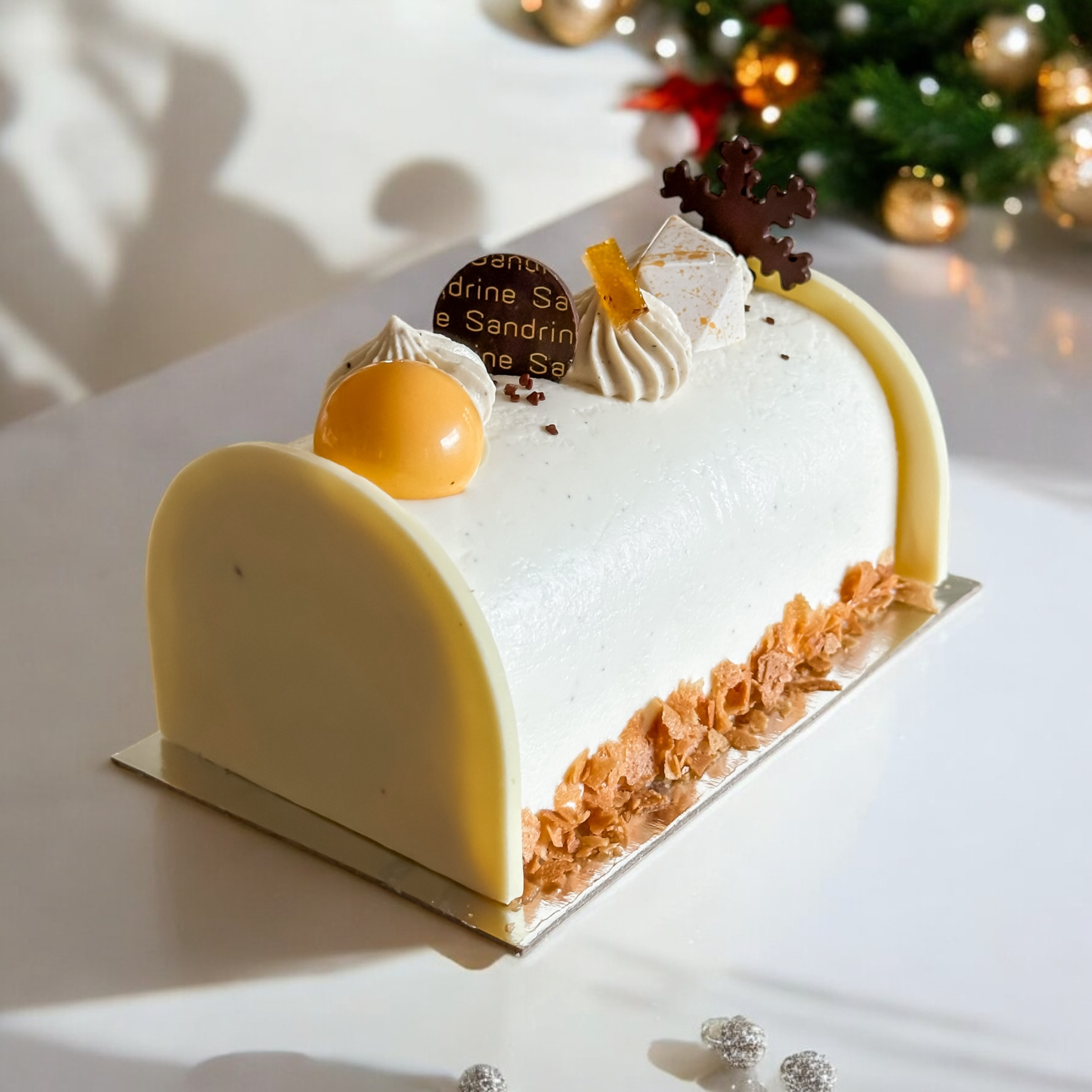 Yule log / Bûche de Noel - L’Orange & Caramel Royale