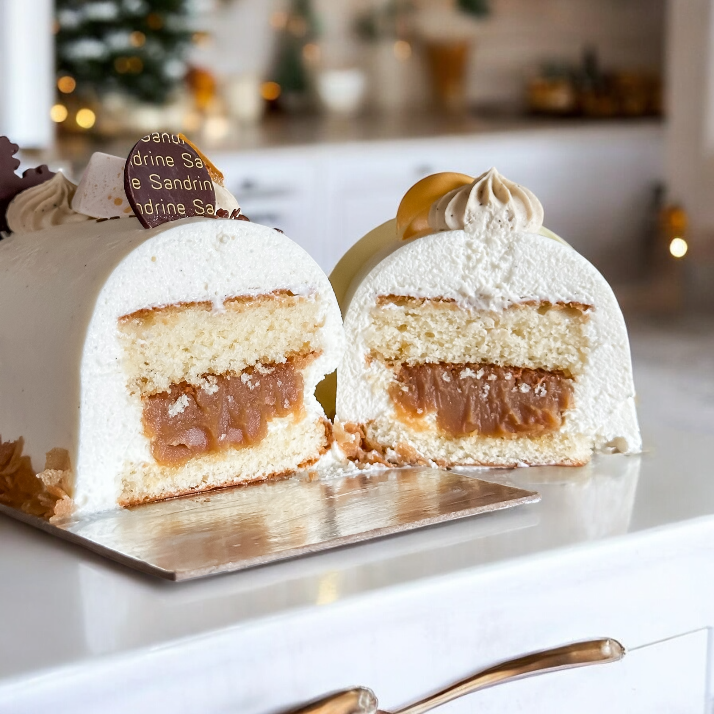 Yule log / Bûche de Noel - L’Orange & Caramel Royale