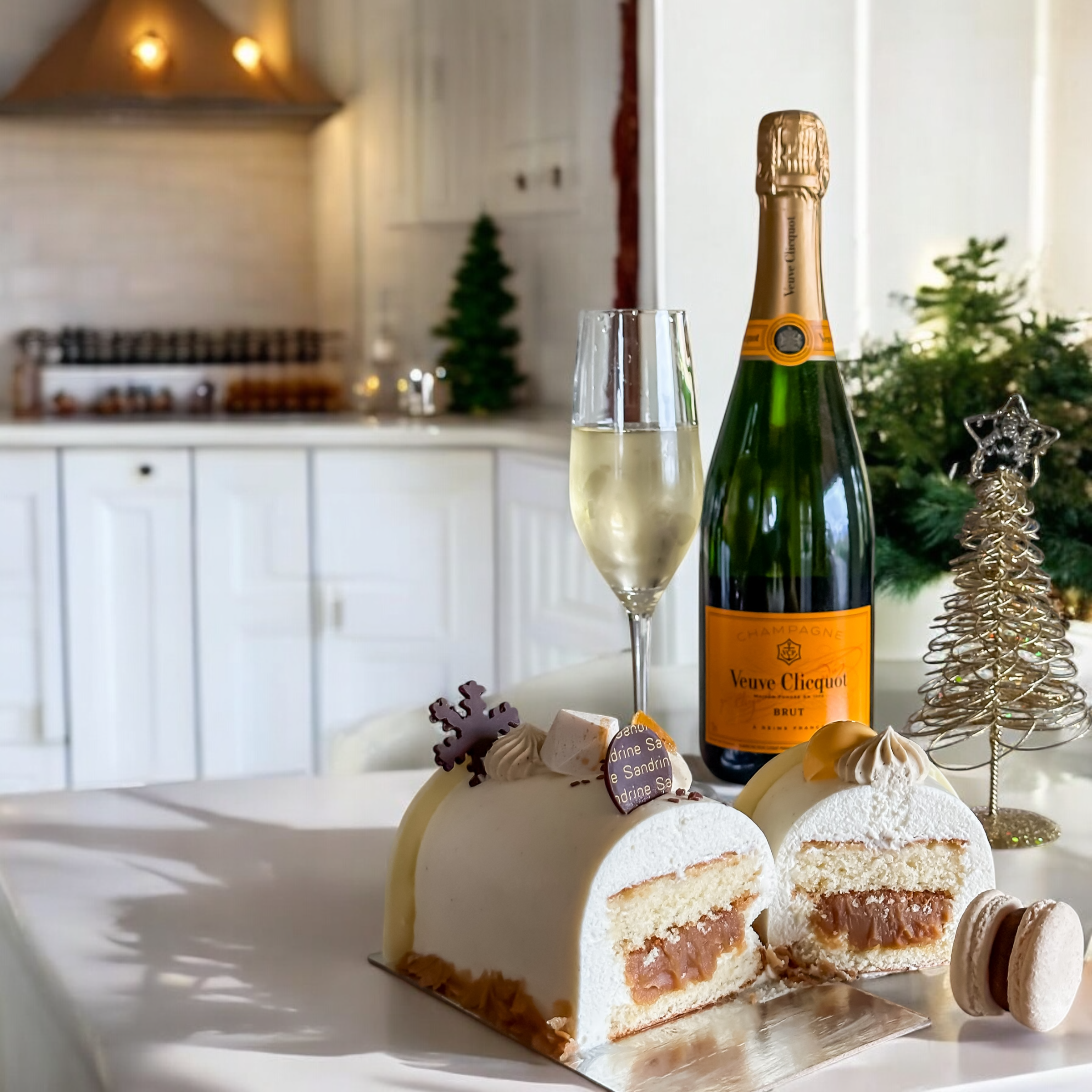 Yule log / Bûche de Noel - L’Orange & Caramel Royale