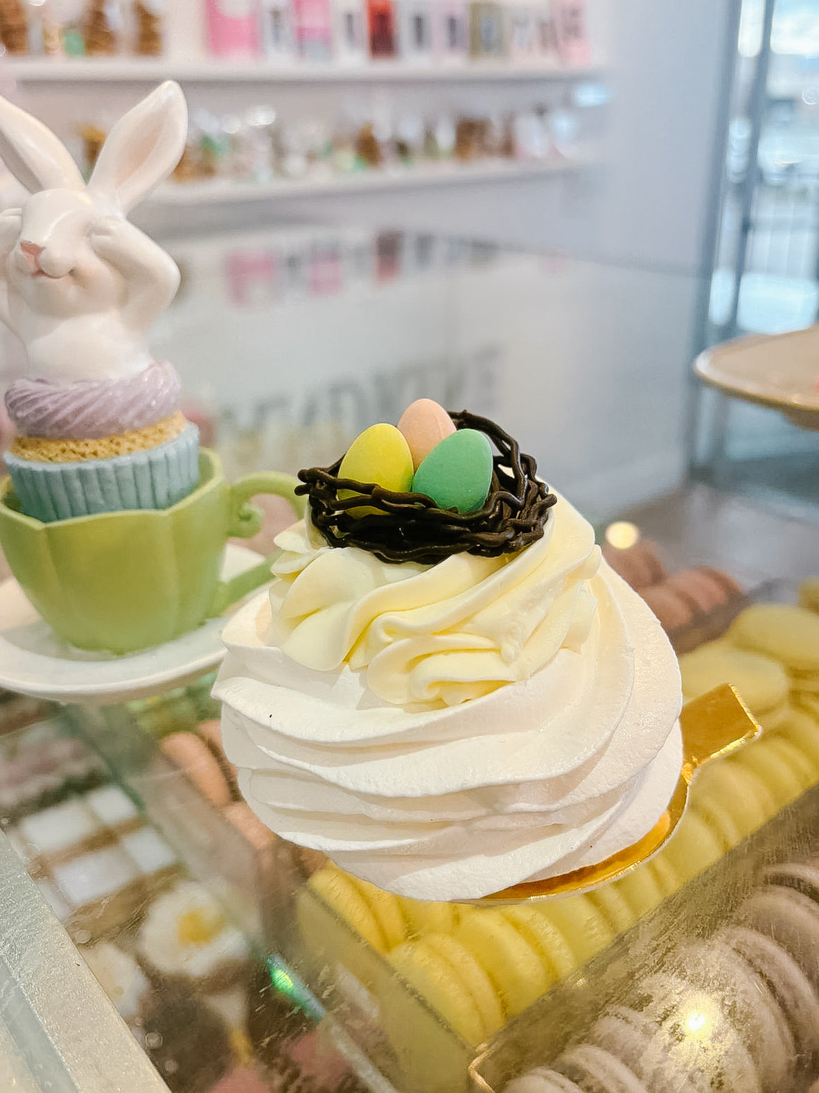 Lemon Pavlova with Nest
