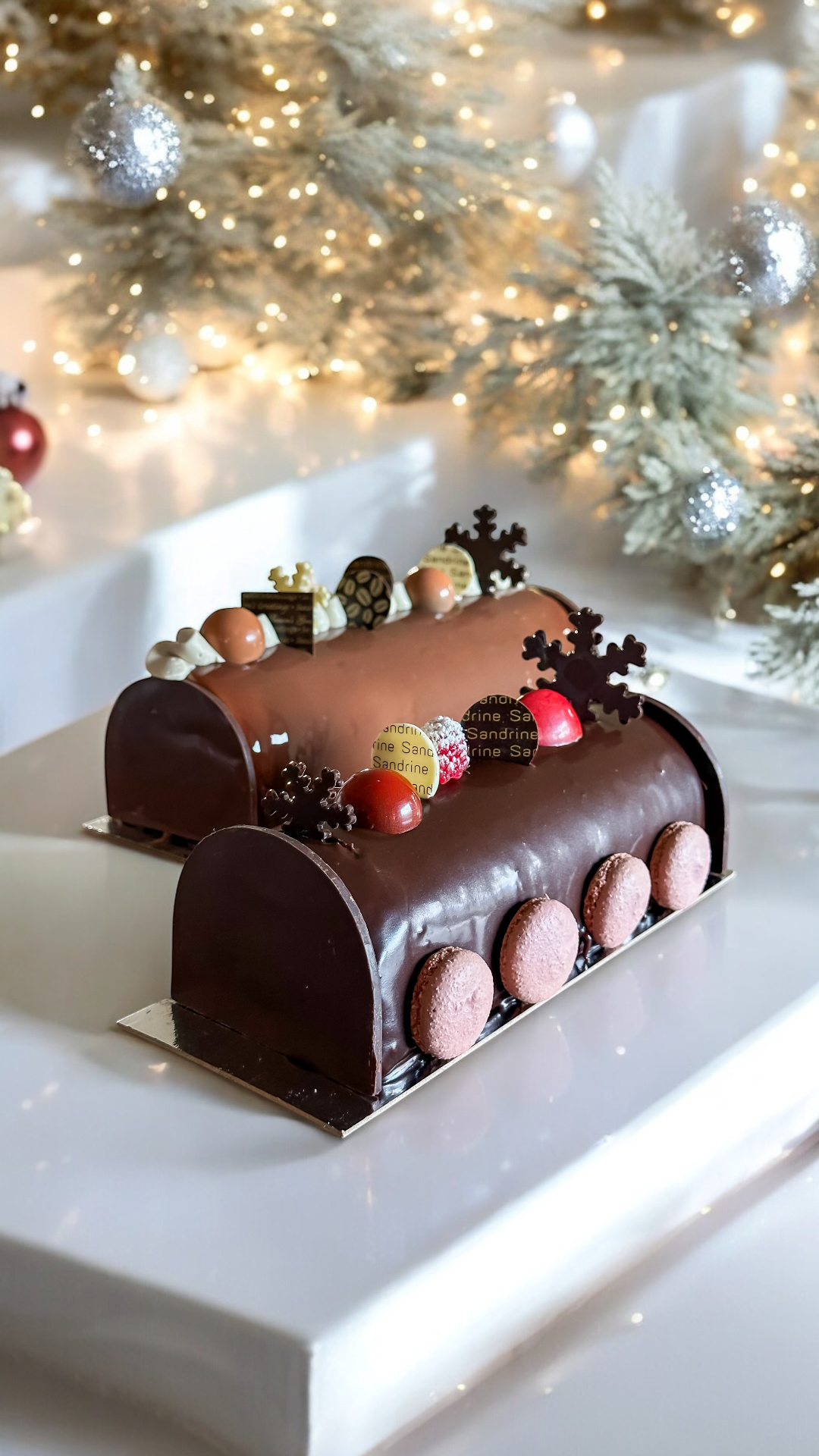 Yule log / Bûche de Noel - Chocolate